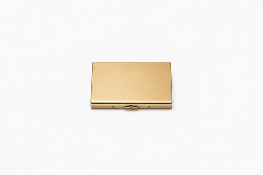 Minimal Metal Wallet (Gold)