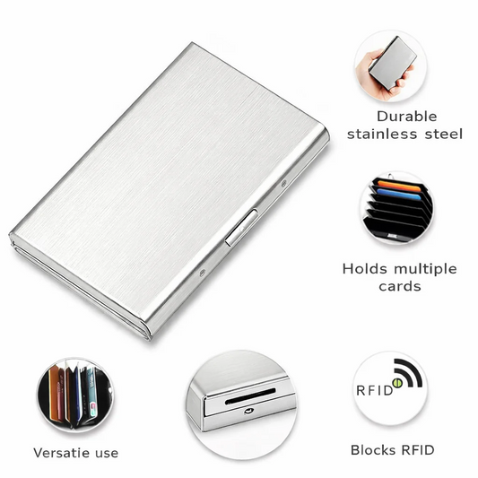 Minimal Metal Wallet (Silver)