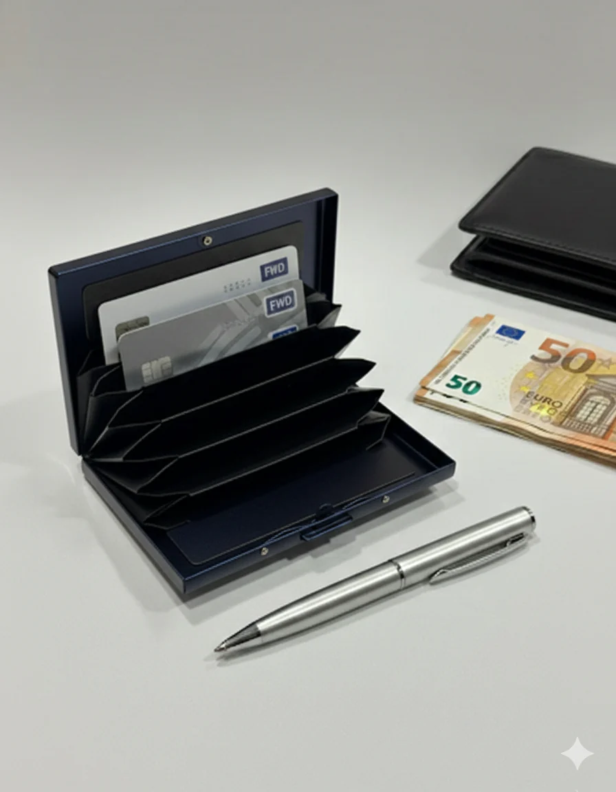 Minimal Metal Wallet (Gold)