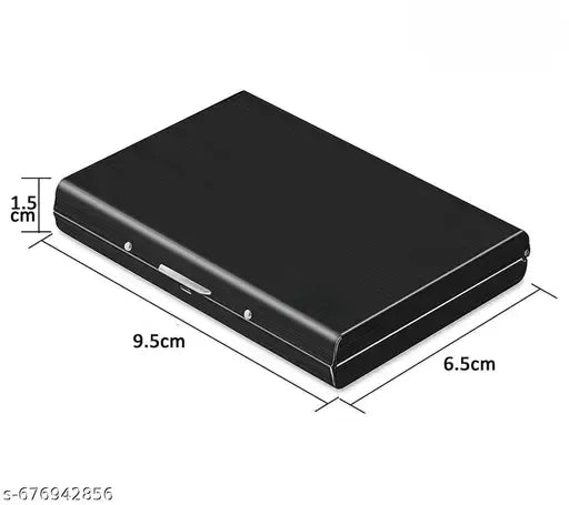 Minimal Metal Wallet (Black)